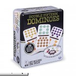 Double 15 Color Dot Dominoes in a Collectors Tin styles will vary  B00004T71J